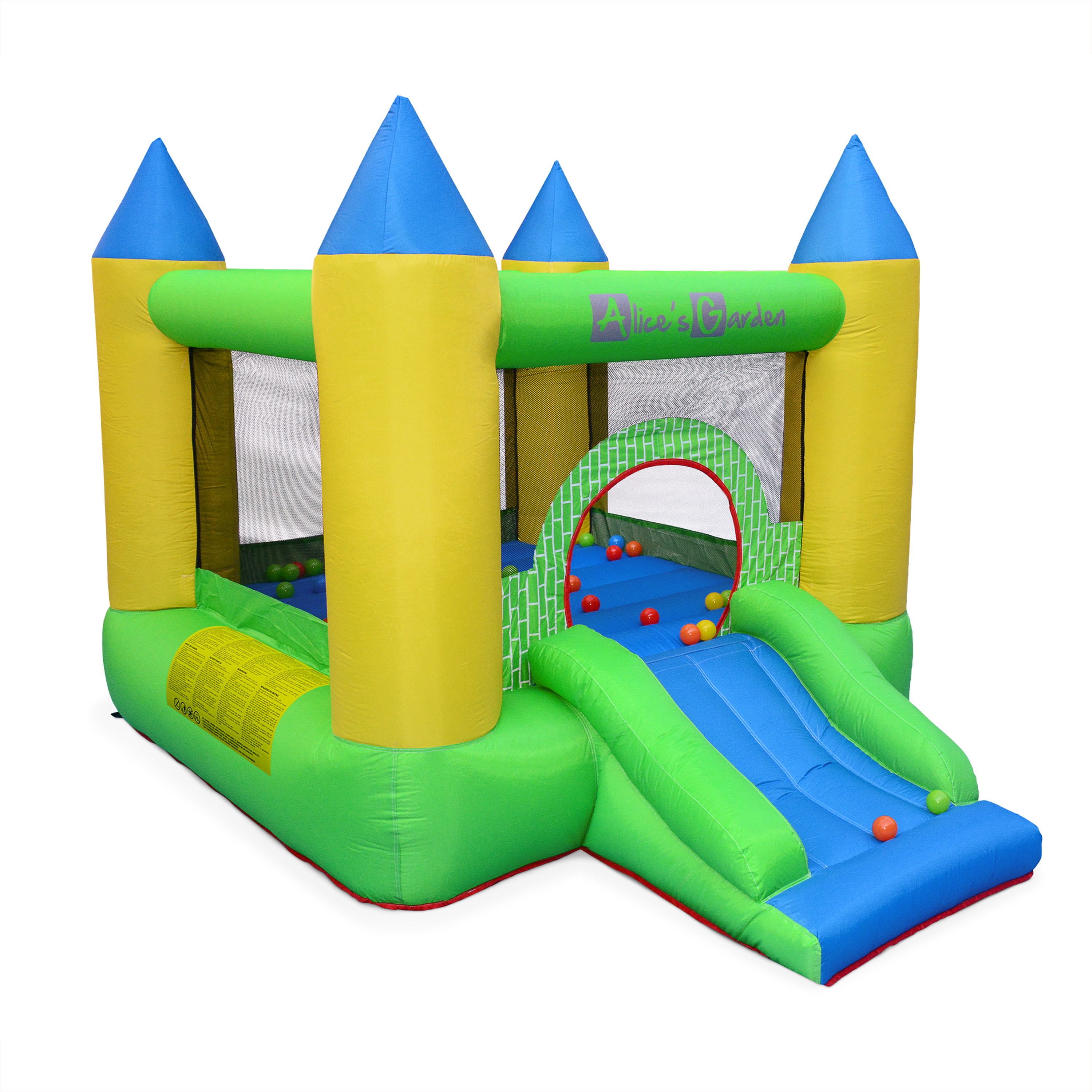 Château gonflable : un château et une piscine en un seul jouet